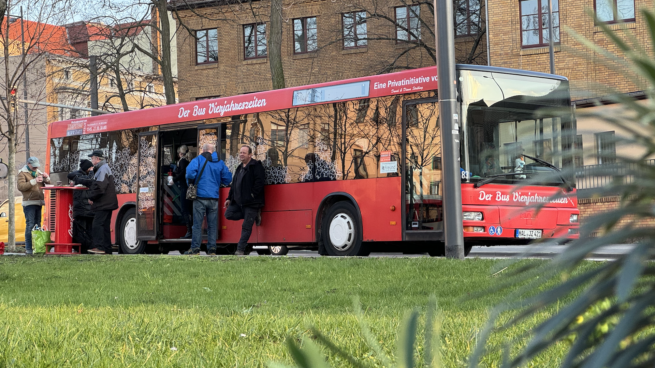 Kältebus Vierjahreszeiten in Halle